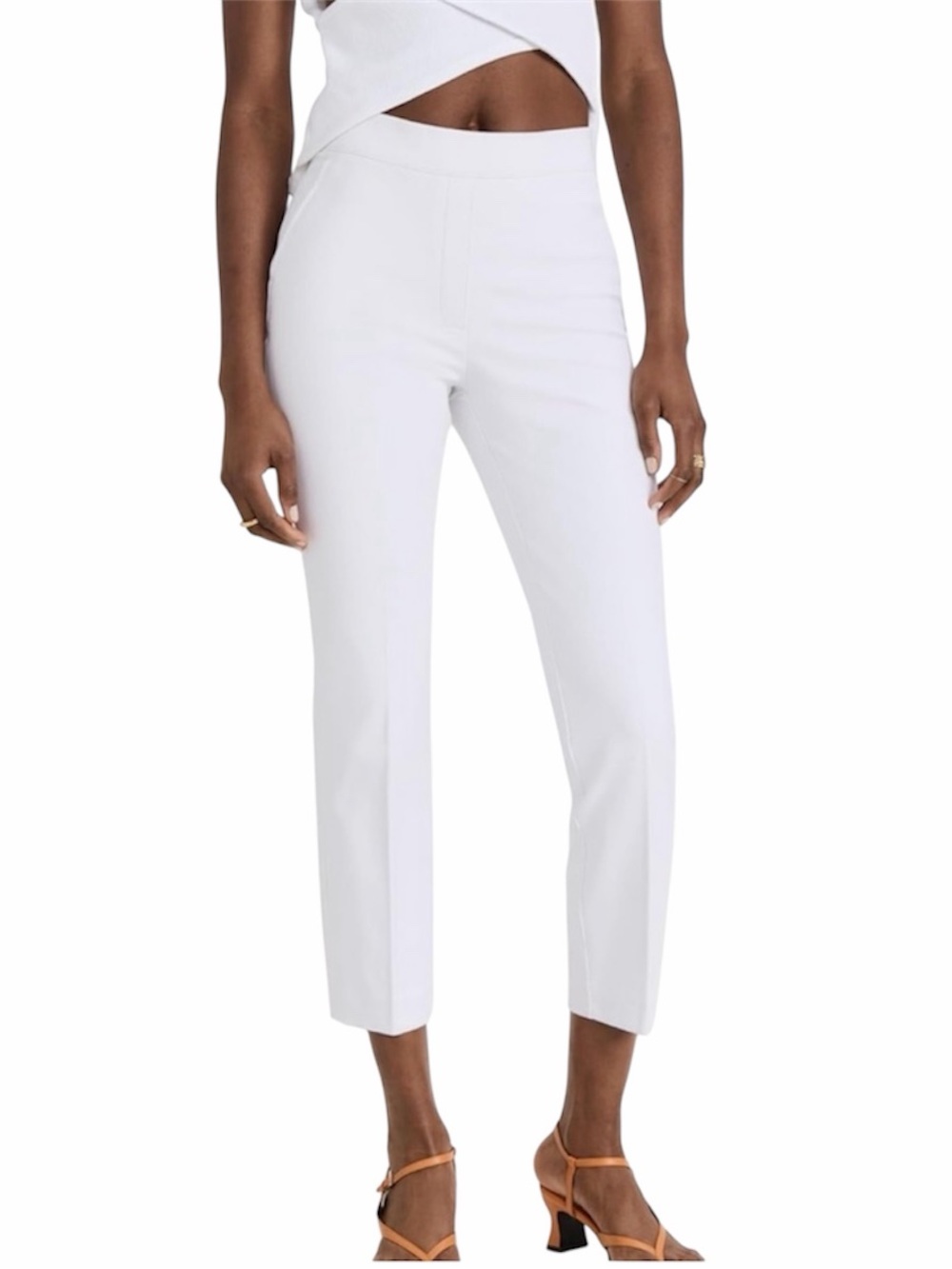 SPANX On-the-Go Ankle Slim Pant with Silver Lining Technology, Size Small